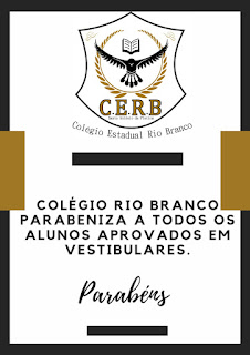 COLÉGIO RIO BRANCO CELEBRA APROVAÇÕES DE FORMANDOS EM VESTIBULARES